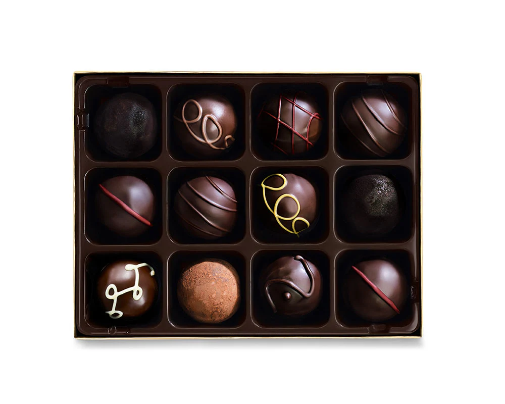 Dark Chocolate Truffles, 12 pc. - Image 2