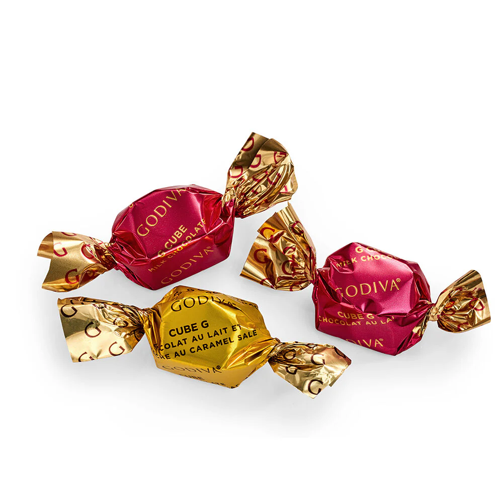 Heart Tin with Assorted Individual Wrapped Chocolates, 12pc. - Image 4