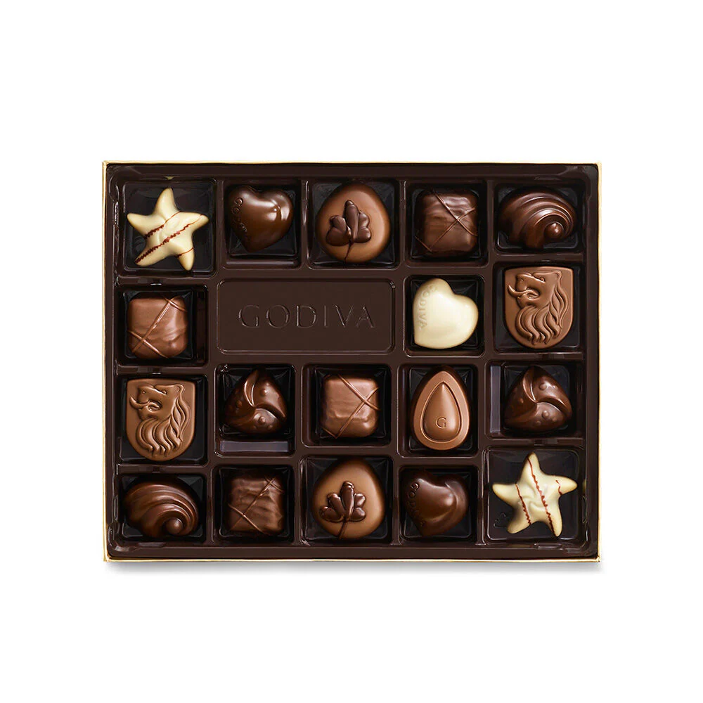 Limited Edition Assorted Chocolate Holiday Gift Box, 18pc - Image 2
