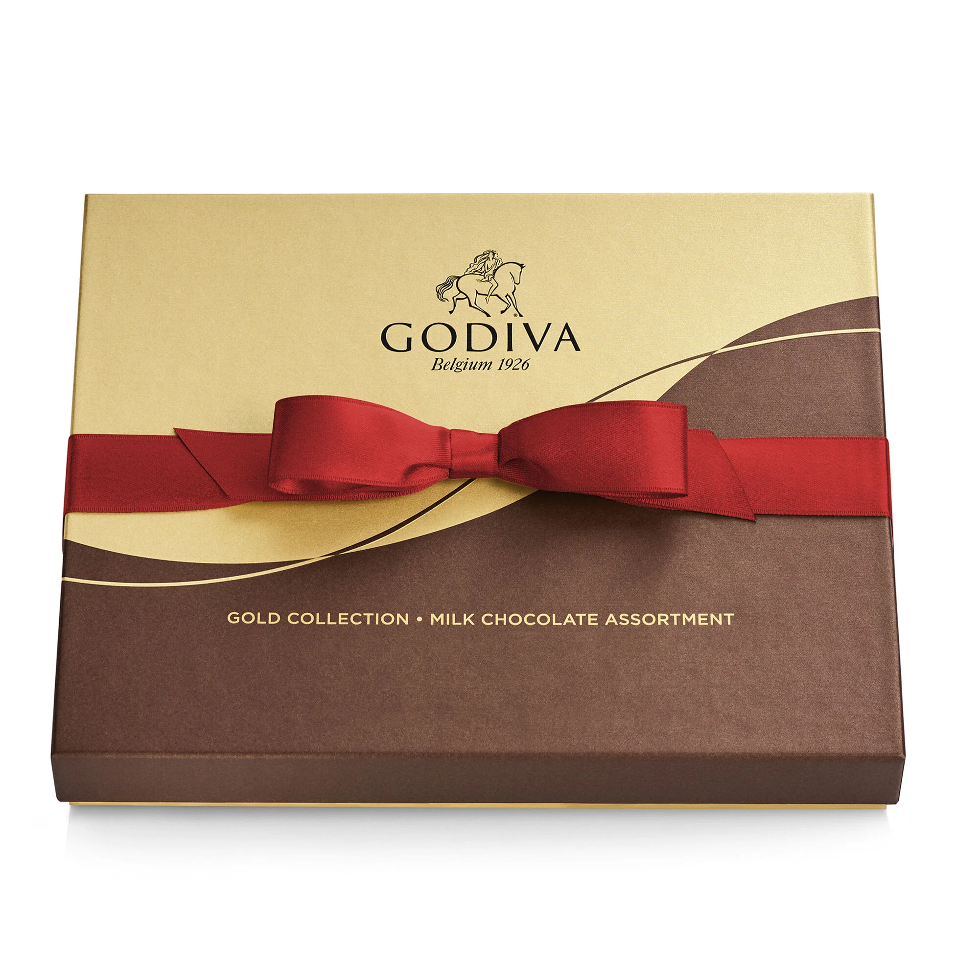 Milk Chocolate Gift Box, Red Ribbon, 18 pc. - Image 3
