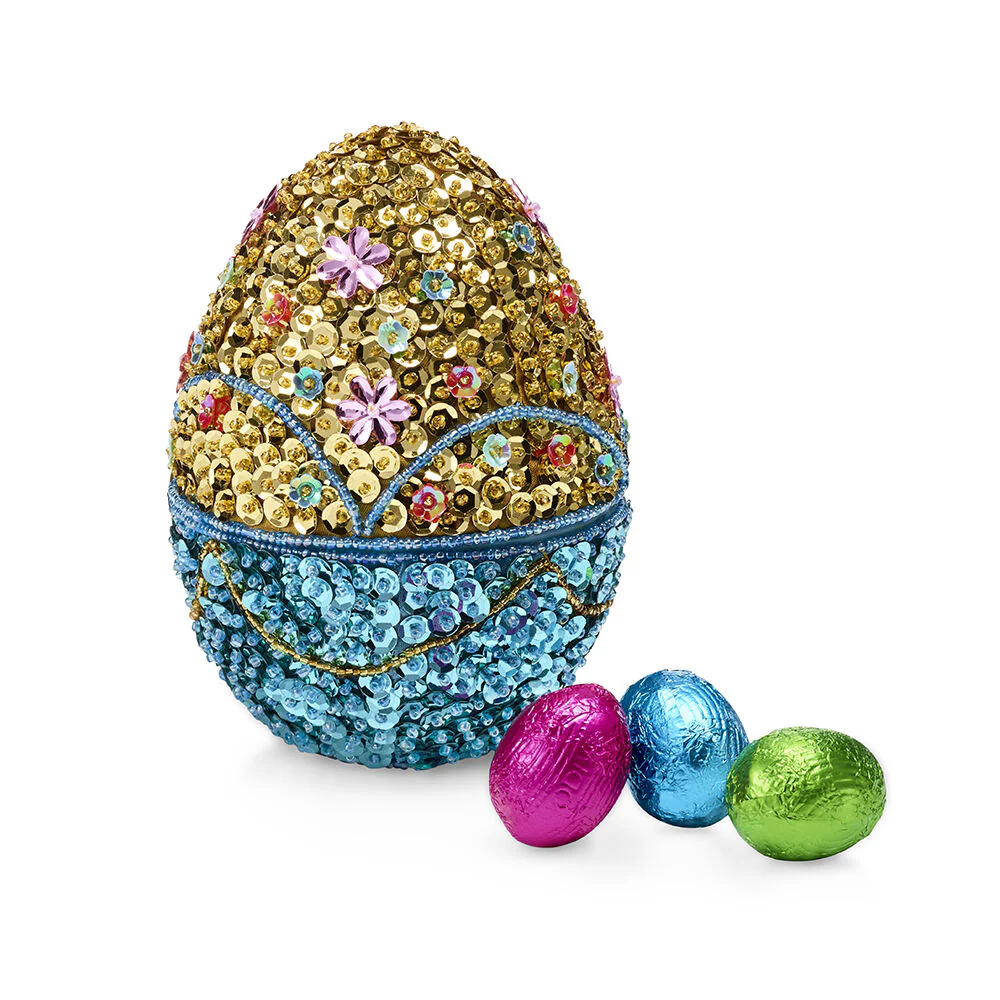 Limited Edition Plush Bunny and Collectible Beaded Egg - Image 3