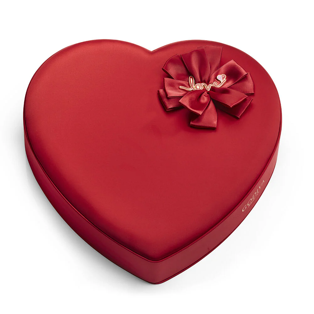 Fabric Heart Chocolate Gift Box, 37 pc. - Image 3