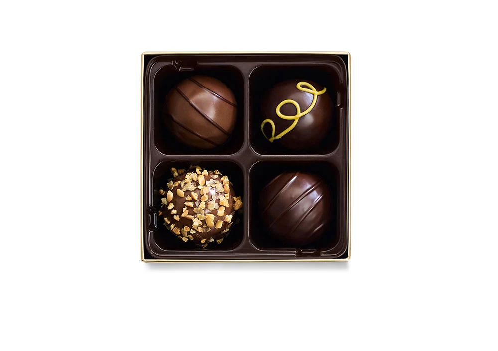 Signature Chocolate Truffles Gift Box, 4 pc. - Image 3