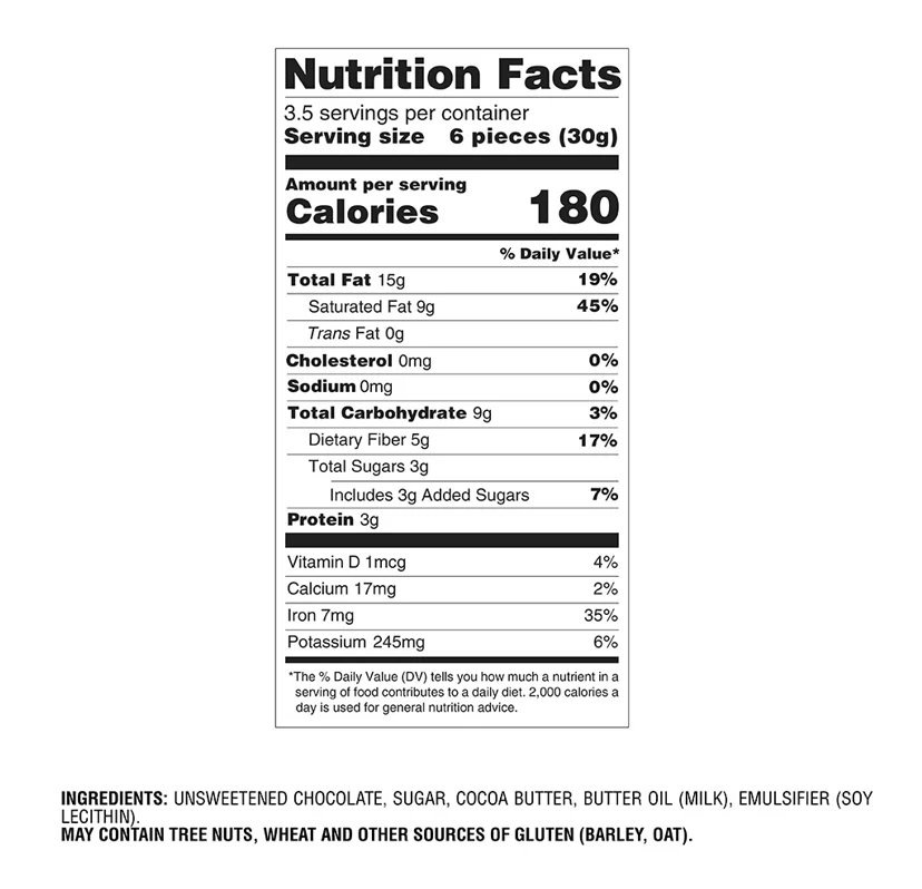 Pure Weekly 7 Day 85% Dark Chocolate Squares - Image 4