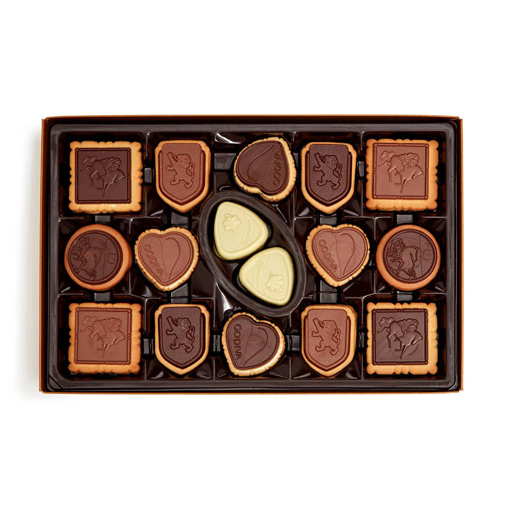Assorted Chocolate Biscuit Gift Box, 32 pc., Set of 2 - Image 2
