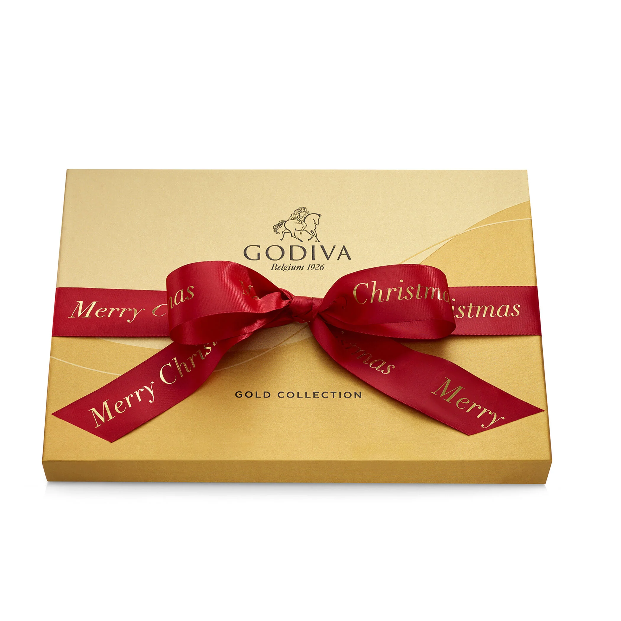 Assorted Chocolate Gold Gift Box, Merry Christmas Ribbon, 36pc. - Image 3