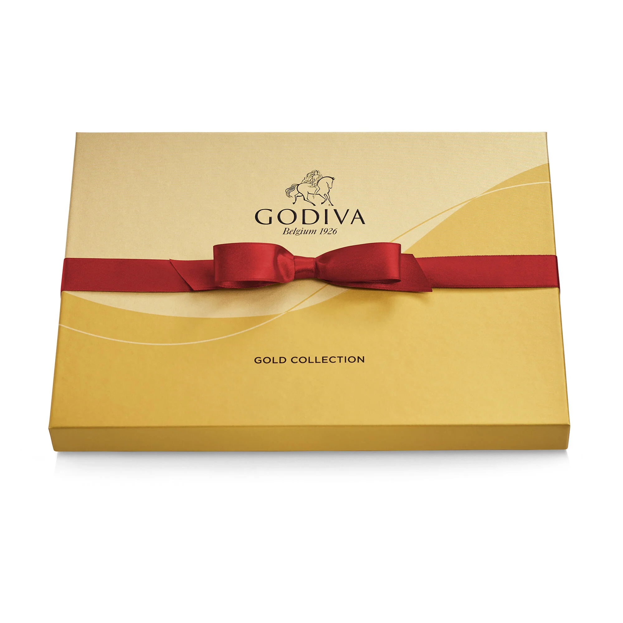 Assorted Chocolate Gold Gift Box, Red Ribbon, 36 pc. - Image 3