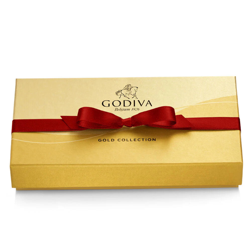 Assorted Chocolate Gift Box, Red Ribbon, Set of 3, 8 pc. - Image 3