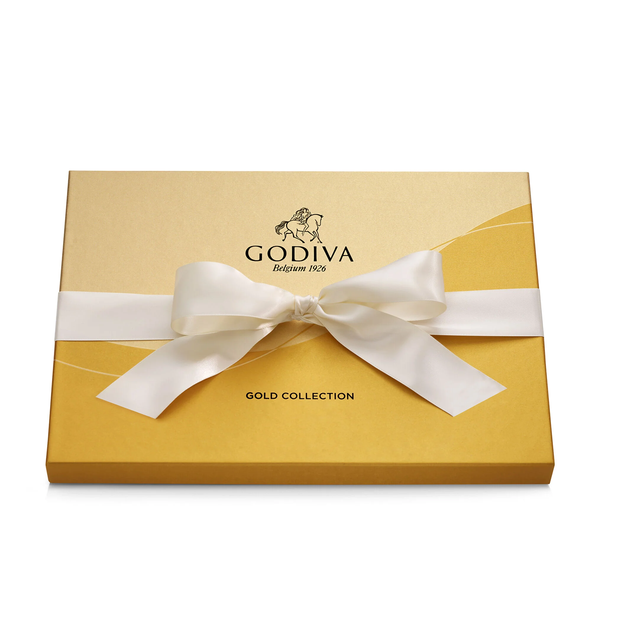 Assorted Chocolate Gold Gift Box, Solid Ivory Ribbon, 36pc. - Image 3