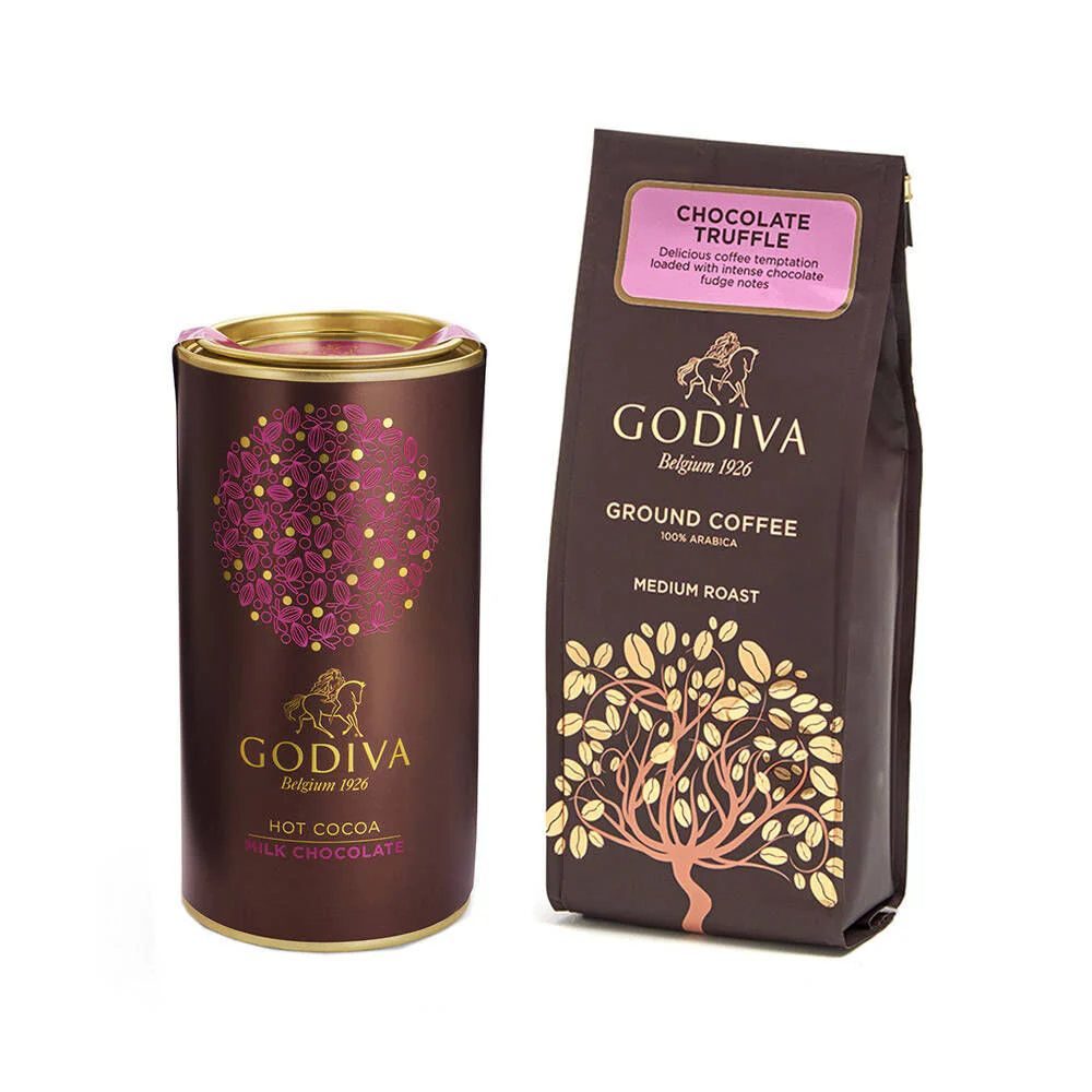 Chocolate Coffee and Milk Chocolate Cocoa Gift Set