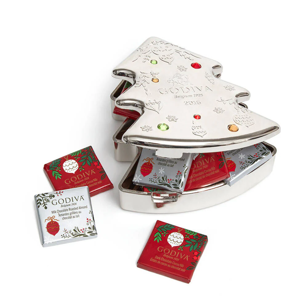 Chocolate Carre Tin, Set of 2, 10 pc each - Image 2