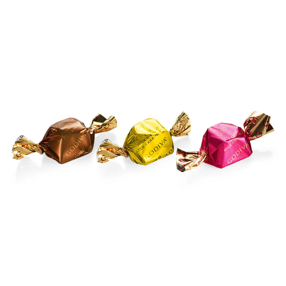 Milk and Dark Chocolate Assortment G Cube Box, Set of 2, 22 pcs. each - Image 3
