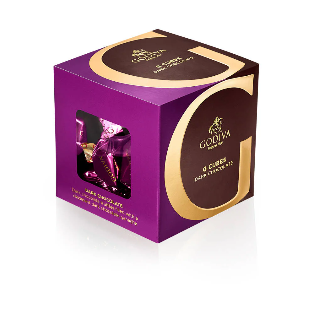 Classic Dark Chocolate G Cube Box, 22 pcs. - Image 3