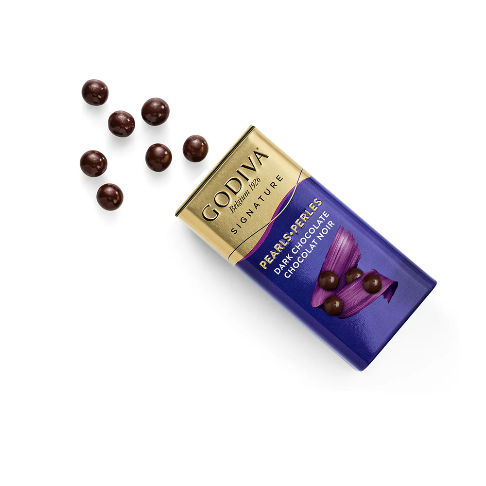 Dark Chocolate Pearls, Set of 18 - Image 3