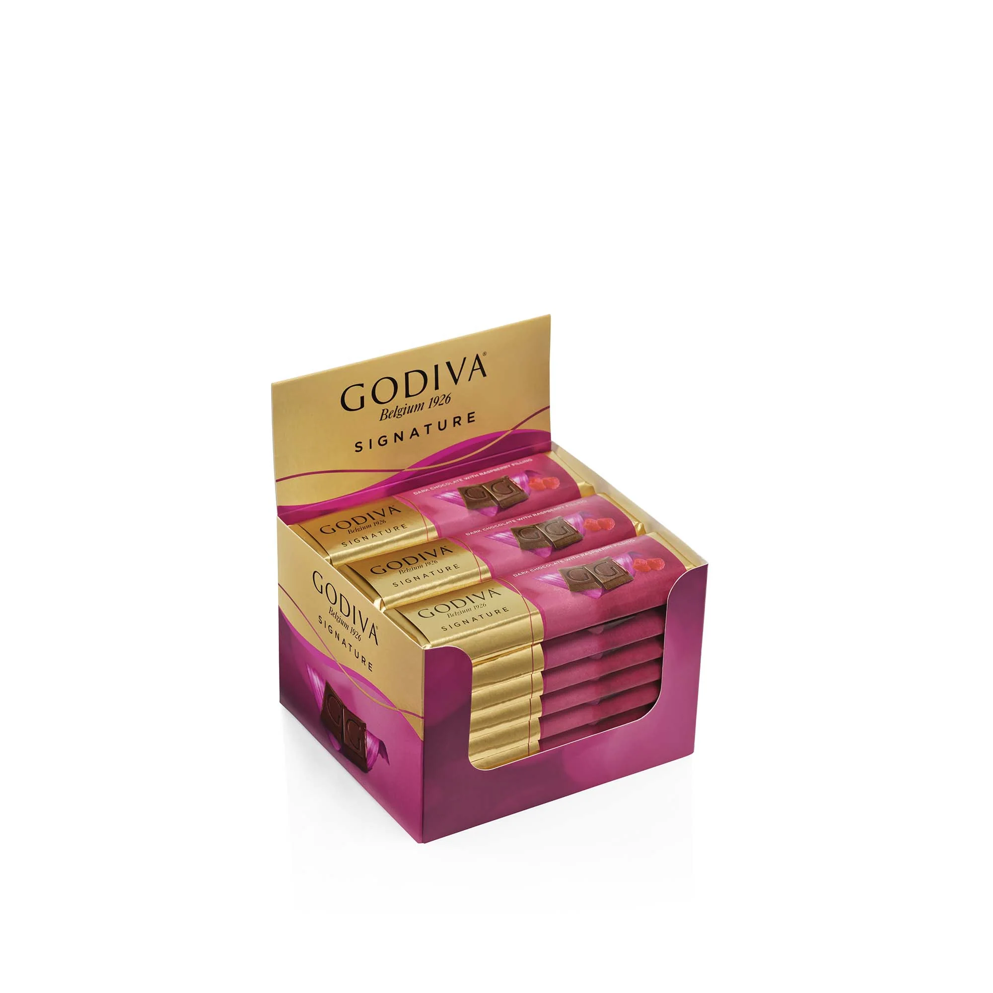 Dark Chocolate Raspberry Bar, Pack of 24