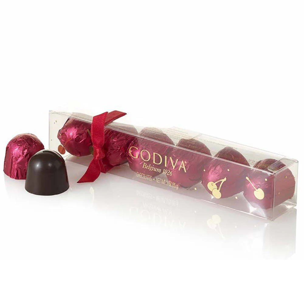 Dark Truffles Gift Box, 24 pc. with Cherry Cordials - Image 4