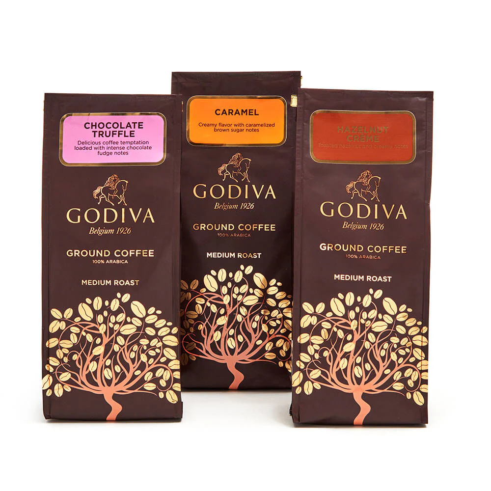 Assorted Coffee, Ground, Set of 3, 10 oz. Each