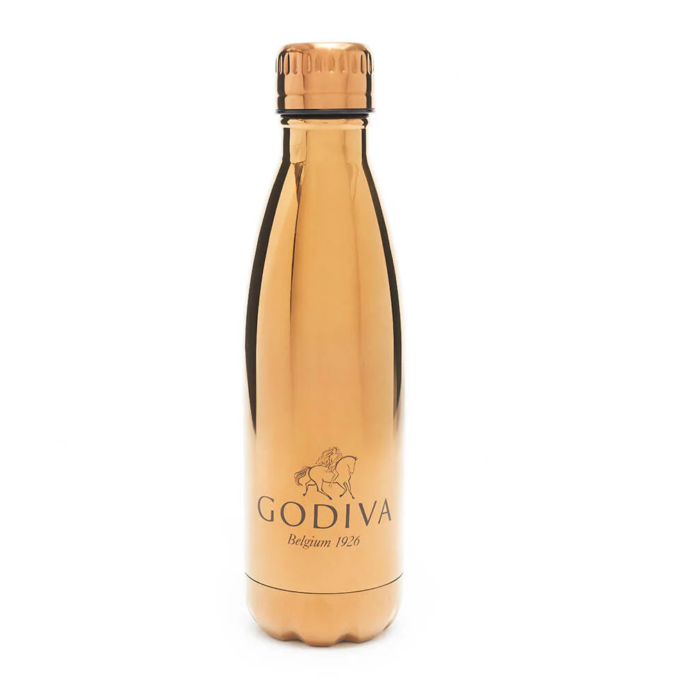 Godiva Gold Stainless Steel Water Bottle - Image 2