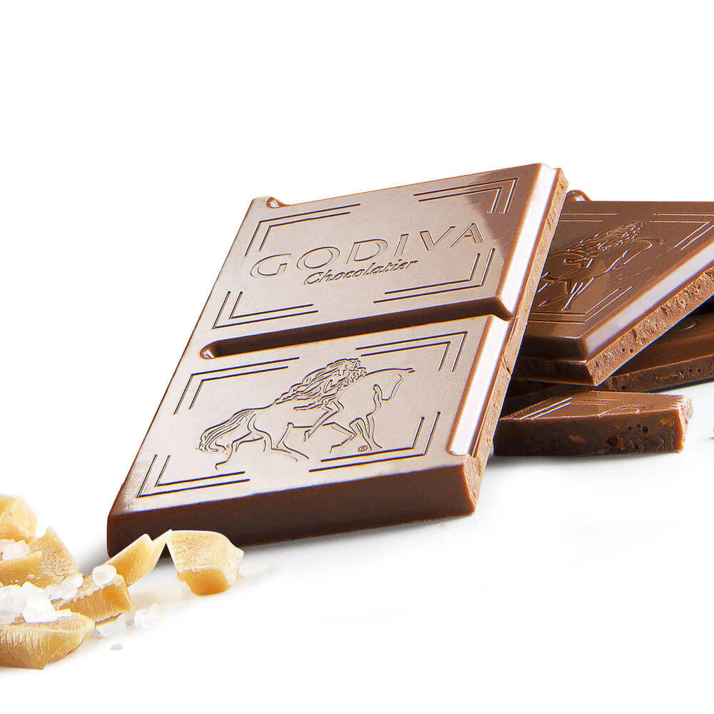 Large 31% Milk Chocolate Salted Caramel Bar Set of 20 - Image 3