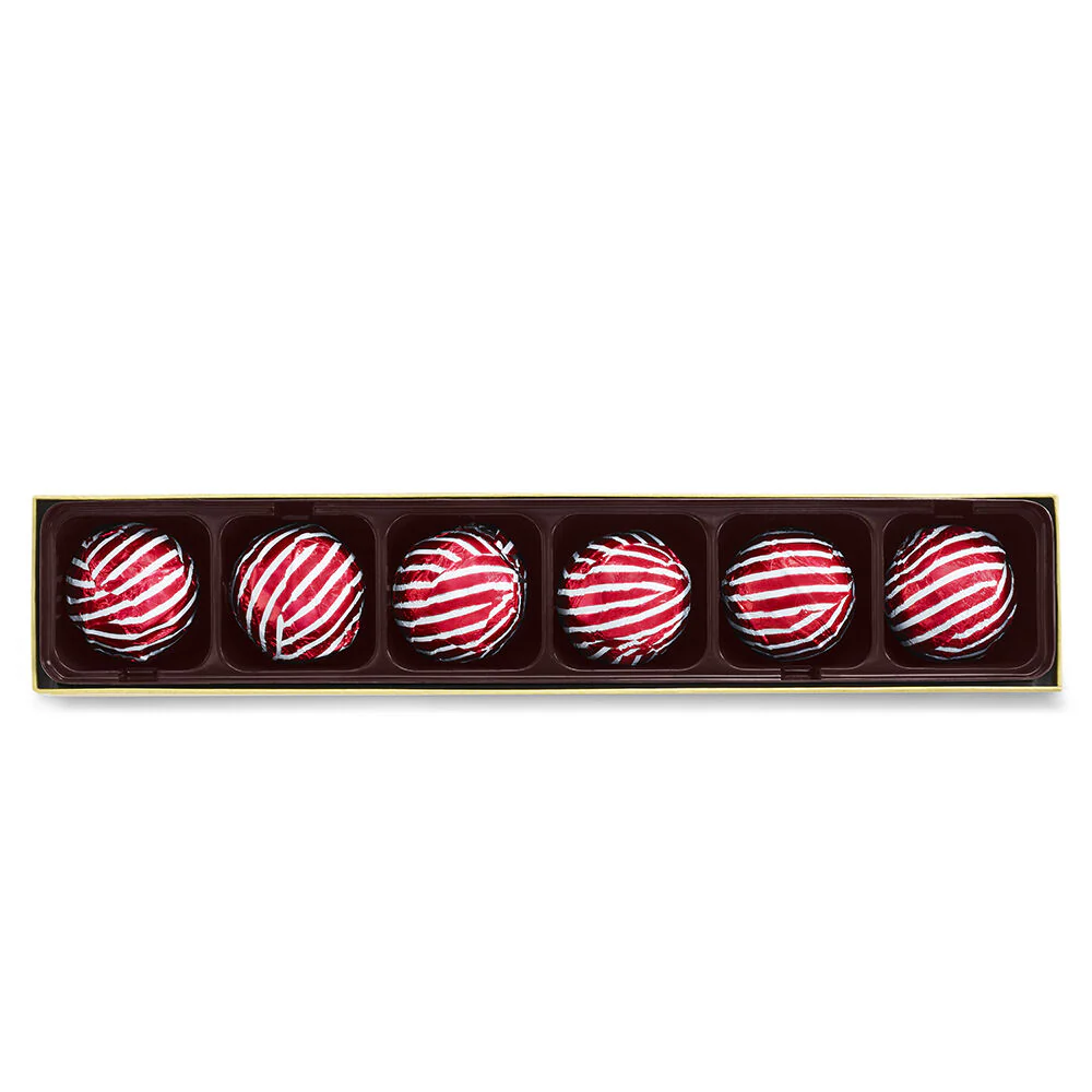 Limited Edition Candy Cane Truffle Gift Box, 6 pc. - Image 2