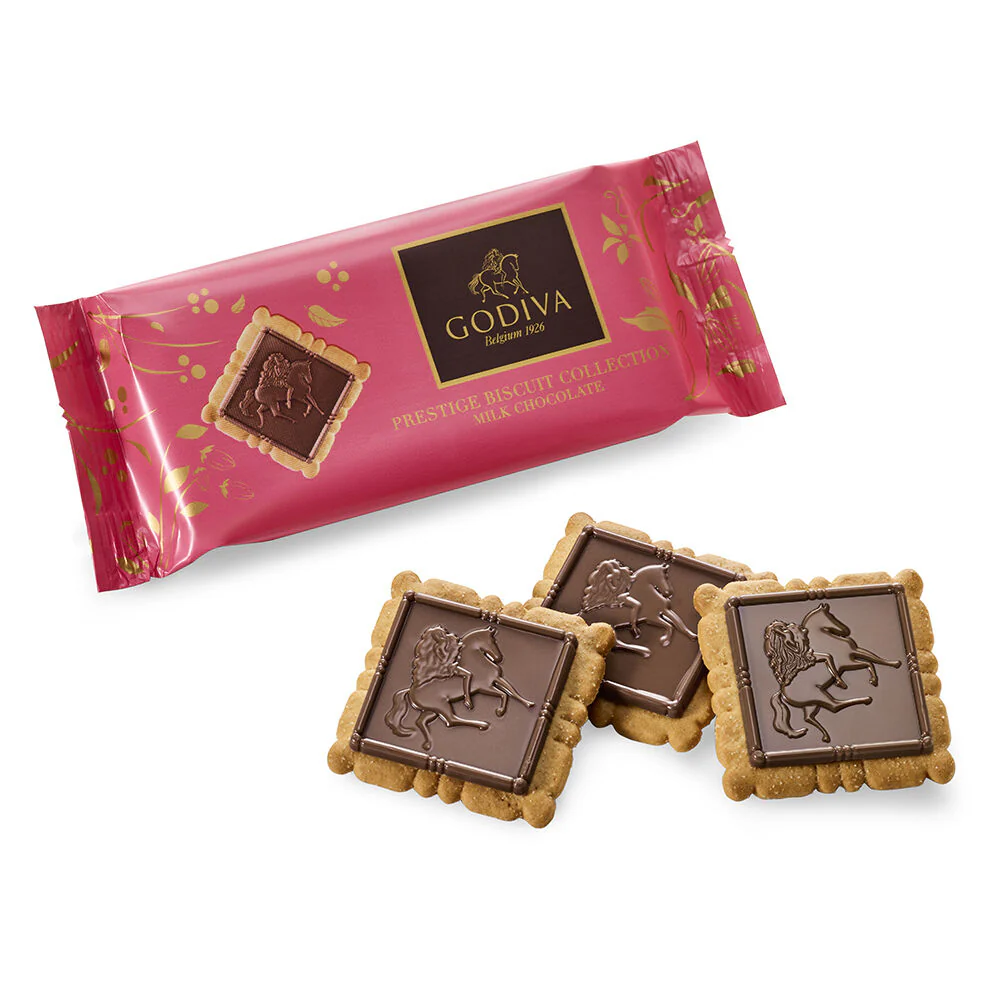 Milk Chocolate Biscuits, Set of 12, 4 pc. each - Image 2