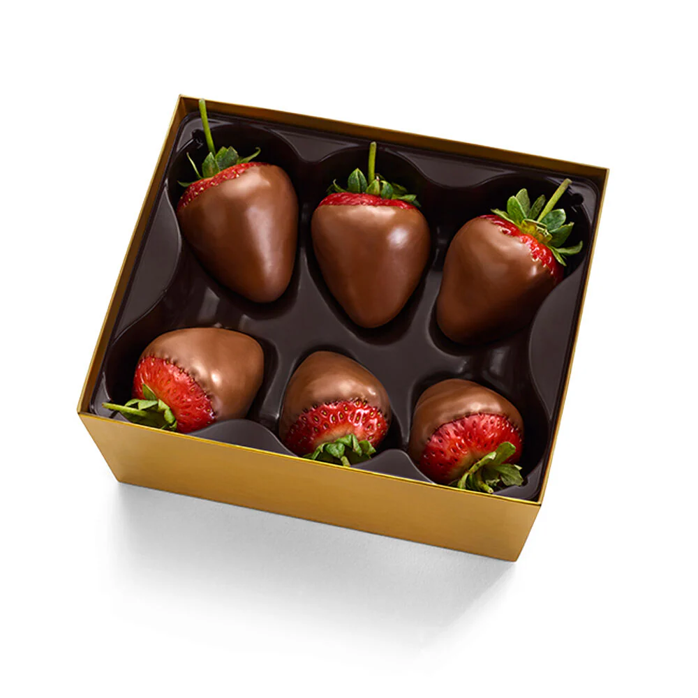 Milk Chocolate Covered Strawberries, Half Dozen - Image 7