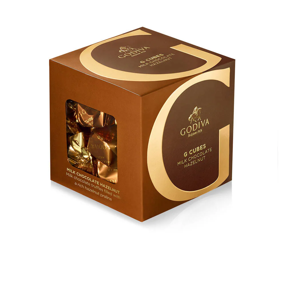 Milk Chocolate Hazelnut G Cube Box, 22 pcs. - Image 3