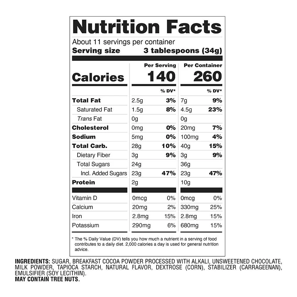 Milk Chocolate Hot Cocoa Canister, 11 Servings - Image 3