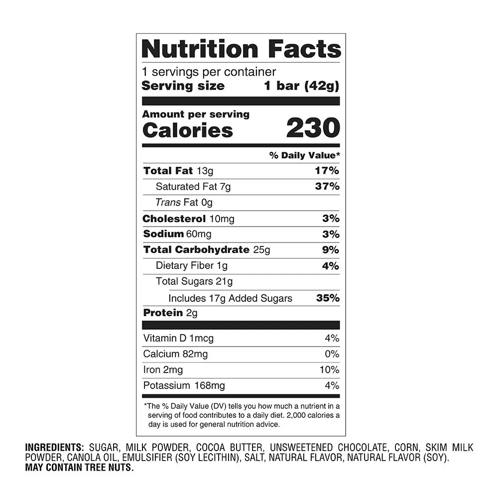Milk Chocolate with the Taste of Popcorn Bar, Set of 24, 1.5 oz each - Image 2