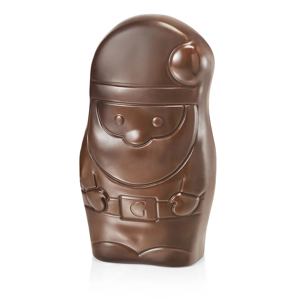 Milk Chocolate Foil Wrapped Santas, Set of 6 - Image 4