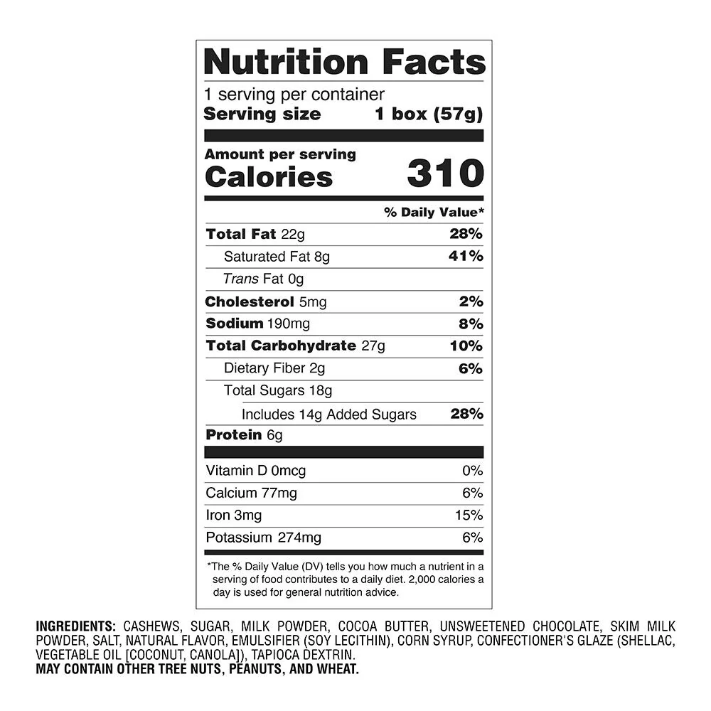 Milk Chocolate Covered Whole Cashews, Set of 30 - Image 3