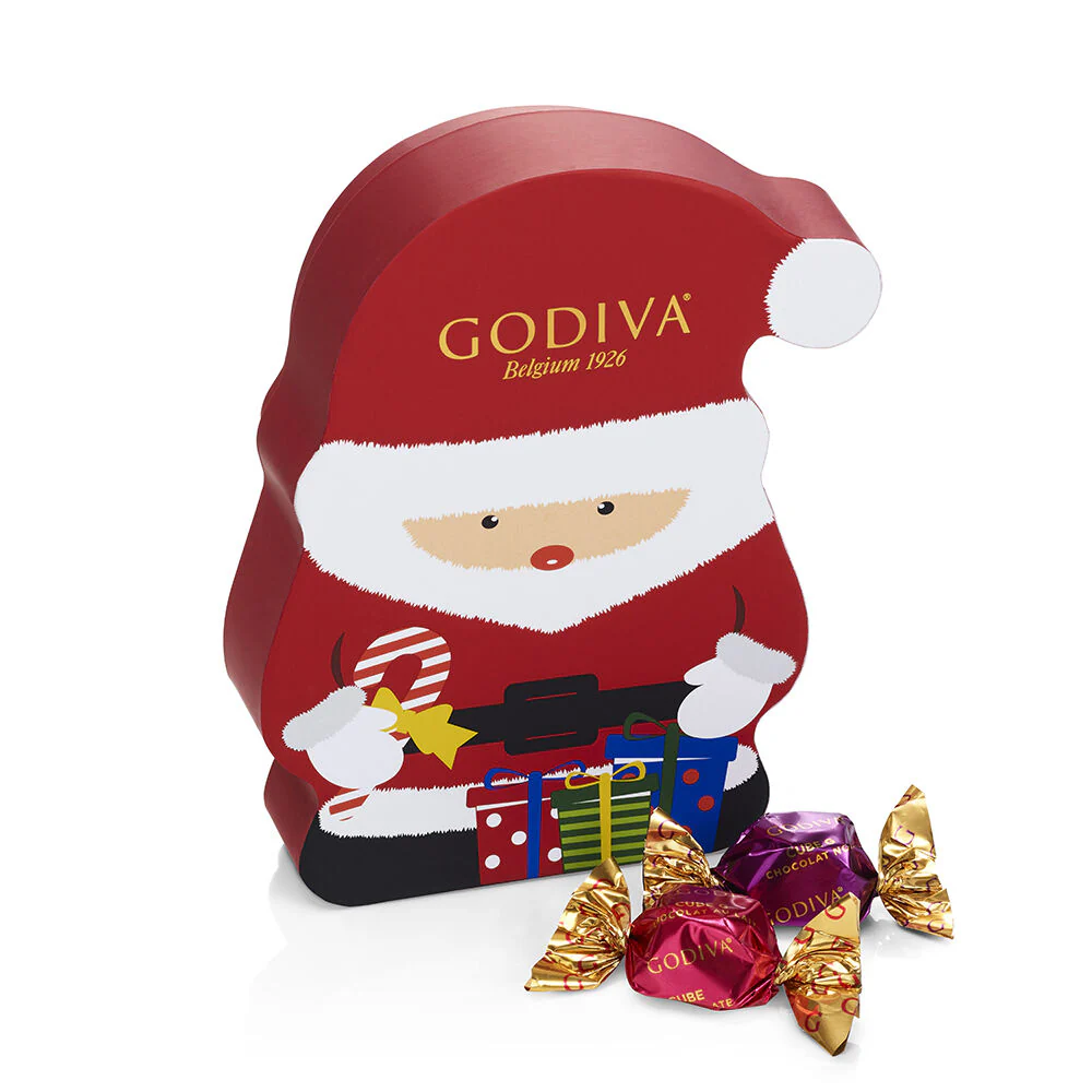 Santa Box With Chocolate Truffles, Set of 6 - Image 2