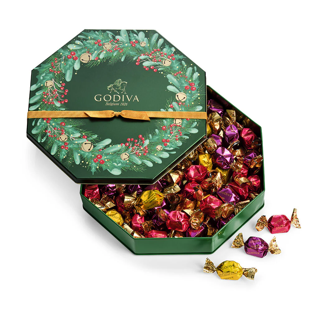 Season's Greetings Chocolate Holiday Gift Tower - Image 5