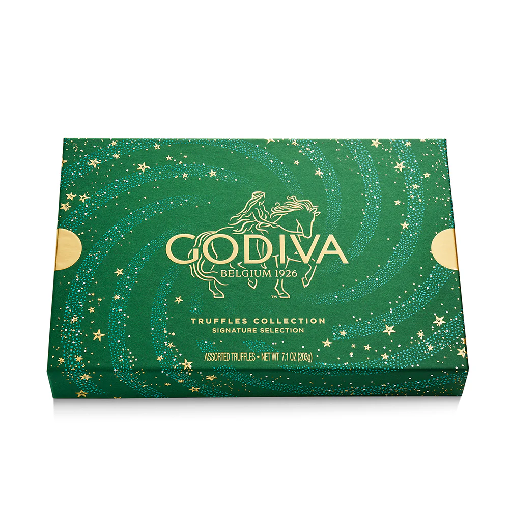 Signature Chocolate Truffles Gift Box, Holiday Edition, 15pc. - Image 3