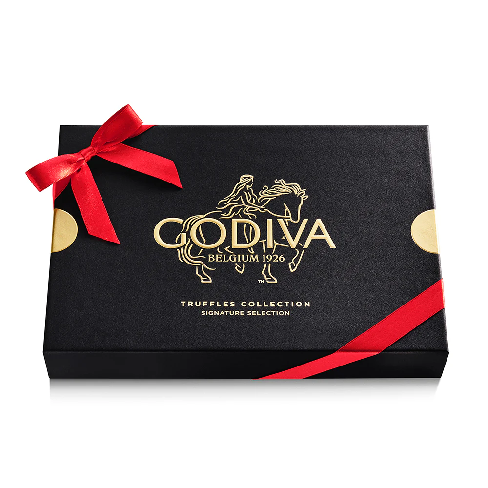 Signature Truffles Gift Box, Red Ribbon, 15pc. - Image 3