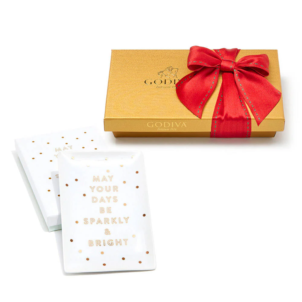 Sparkly and Bright Tray with Gold Gift box, 8 pc. - Image 2