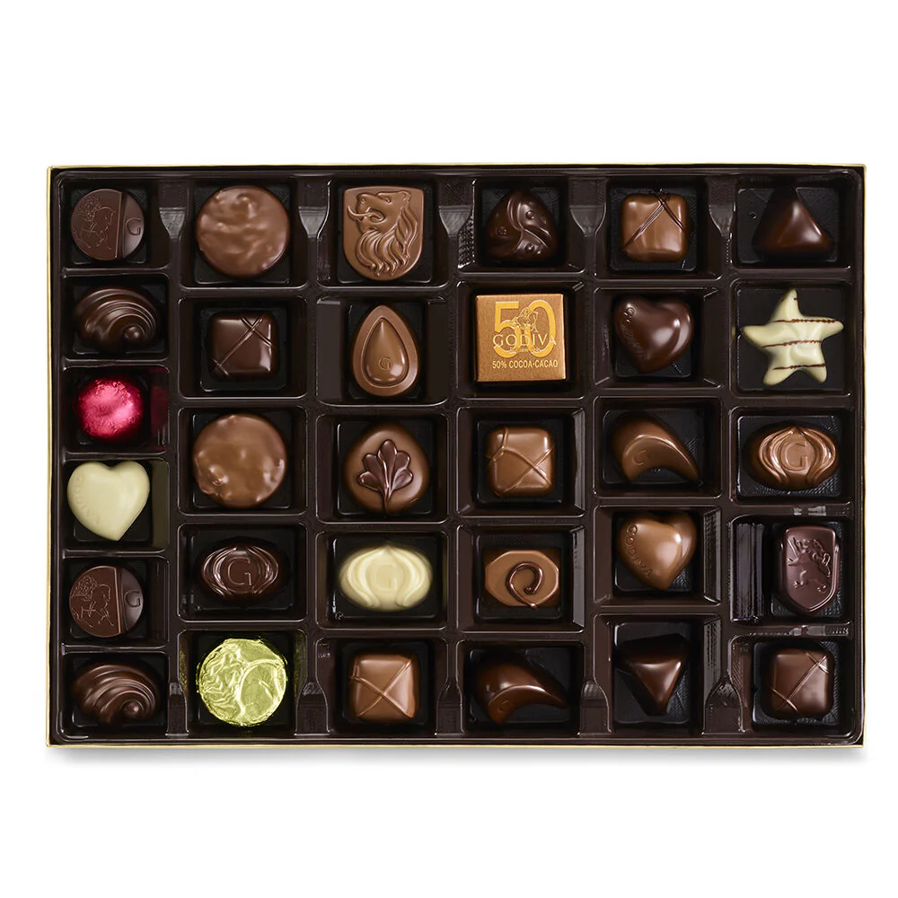 Spring Assorted Gift Box, 36pc with Assorted Chocolate Gold Gift Box, Spring Ribbon, 8 pc. - Image 3