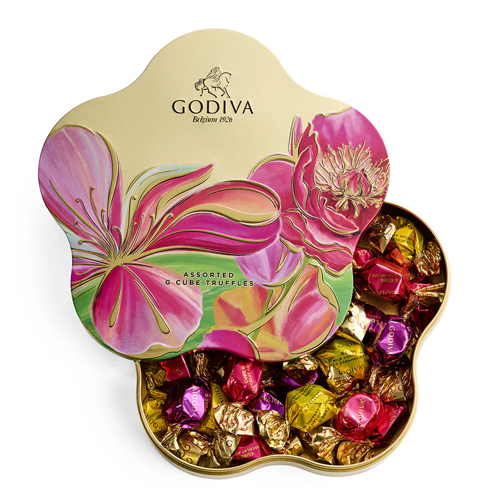 Spring Assorted G Cube Flower Tin, 32 pc. - Image 3
