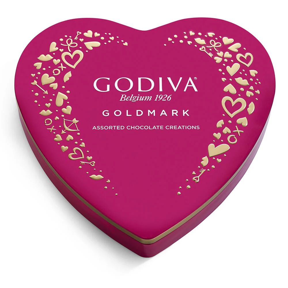 Goldmark Valentine's Day Heart-Shaped Tin, 14pc. - Image 3