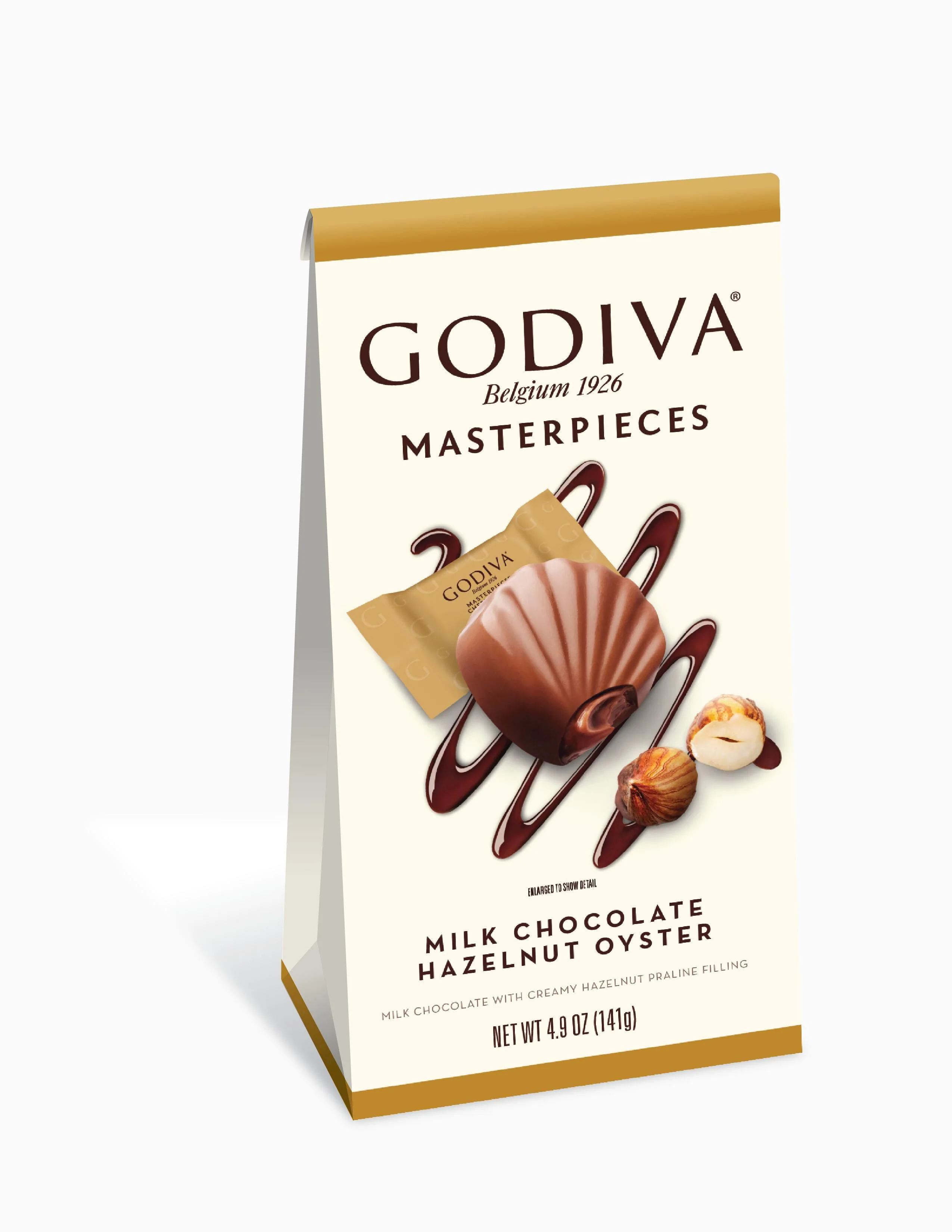 Wrapped Masterpieces, Milk Chocolate Hazelnut Oysters, Set of 6, 17 pc. each - Image 2